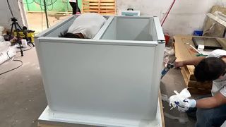 Processo de instalação do modelo de sala limpa Ⅱ