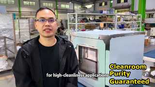 Caixa de passagem para salas limpas de aço inoxidável 304