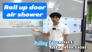 Introdução ao produto - Chuveiro de ar com porta de enrolar