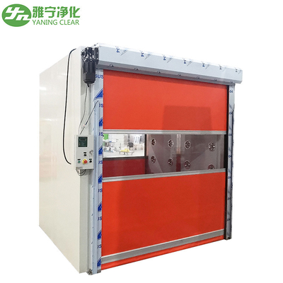 Chuveiro de ar de aço inoxidável inteligente da carga de YANING com porta rápida do obturador do PVC