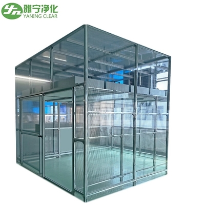 Folha de acrílico para sala limpa de semicondutores de parede dura Yaning/Sala limpa modular de vidro temperado