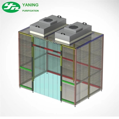 Cortina Antiestática Yaning Cabine Móvel Pequena para Sala Limpa Faça Você Mesmo Ambiente para Sala Limpa