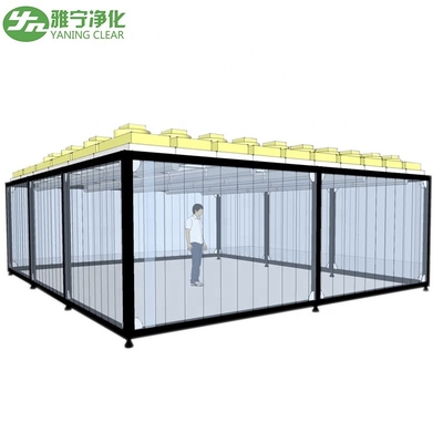 Sala limpa estéril Booth Oem Classe 100 Sala limpa modular Iso 5 Iso 7