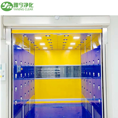 Chuveiros de ar da carga para quartos desinfetados, porta do obturador do rolo do chuveiro de ar da descontaminação