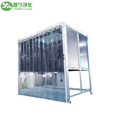 Cabine de peso farmacêutica de PMMA Hardwall com a porta antiestática da cortina