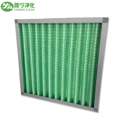 Filtros de ar HVAC acutados Merv 8 11 13 G4 Pré-filtro Quadro de alumínio