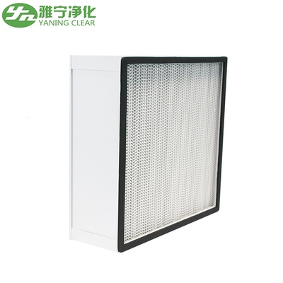 Filtro de ar HEPA portátil de 0,3 Micron H13 14 com 99,99% de eficiência Alumínio ou quadro galvanizado para FFU