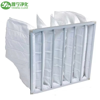 6 o saco branco dos sacos F9 filtra o material da tela não tecida para a indústria de pintura