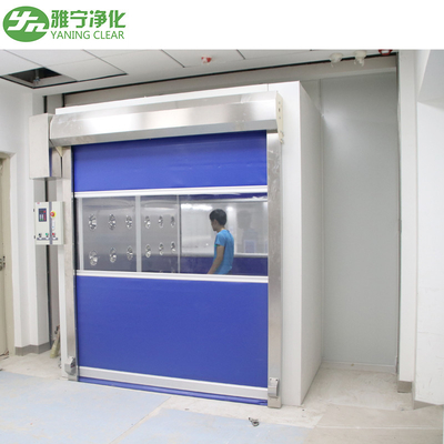 Túnel EVA Sealing Stainless Steel do chuveiro de ar da carga da porta 27m/S do obturador do PVC
