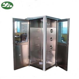 L tipo corpo de aço inoxidável do chuveiro de ar da sala de limpeza para a fábrica da eletrônica