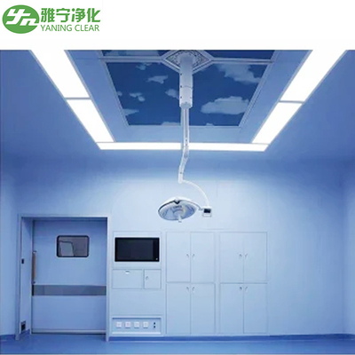 Parede de sala de operações personalizável, divisórias de parede de sala limpa modular para hospital