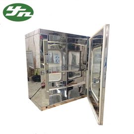 Mirror Surface Cleanroom Pass Box Static Transfer Window 600*600*600mm Internal Size