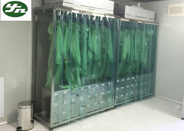 Os SS o armário do vestuário do quarto desinfetado, vestem o armário do armazenamento para a fábrica farmacêutica