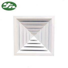 Ventilação feita sob encomenda do quarto desinfetado, círculo da liga de alumínio/difusor quadrado do ar do teto