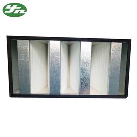 Filtro galvanizado do banco filtro/V HEPA de Mini Pleat HEPA do quadro para o quarto desinfetado