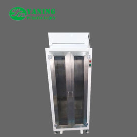 Armário do vestuário do quarto desinfetado de fluxo de ar laminar com a porta de vidro transparente