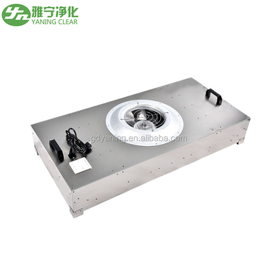 YANING FFU Unidade de filtro de ventilador Material de aço revestido em pó para tecto de sala limpa Sistema de filtro HEPA