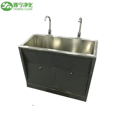 Pia de Lavagem de Mãos Yaning para Hospital e Laboratório com Sensor Infravermelho Automático em Aço Inoxidável Industrial