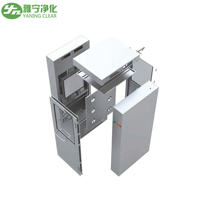 Yn-1500A Suporte de aço inoxidável Chuveiro de ar de sala limpa com interior personalizável Tamanho Lxwxh de 790X880X1910mm