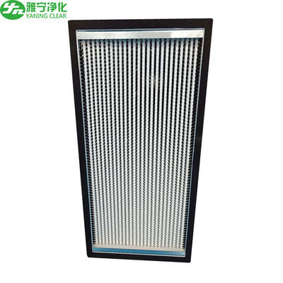 Volume de ar galvanizado do ³ /h do filtro de ar 1000m da armação de aço HEPA com folha de alumínio Separater