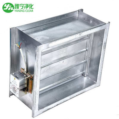 O sistema de ventilação galvanizou a válvula de regulamento de aço do volume de ar na canalização do ar