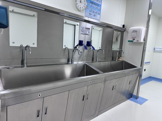 Tamanho personalizado Tecto de fluxo de ar laminar com purificação de classe I ~ III e eficiência de filtragem de 99,9999% para salas de operação