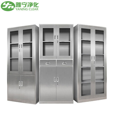 Gabinete Médico Personalizado em Aço Inoxidável AISI 304 com Desinfecção Fácil para Sala de Operações e Armazenamento Cirúrgico