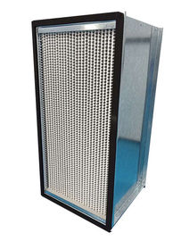 Volume de ar galvanizado do ³ /h do filtro de ar 1000m da armação de aço HEPA com folha de alumínio Separater
