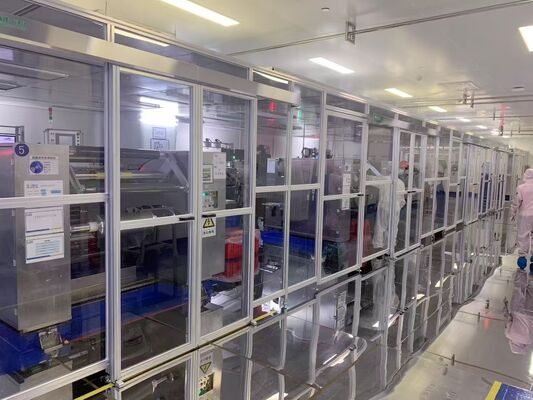 Instalação rápida de cabine de limpeza modular com velocidade de ar ajustável de 0,3-0,5 m/s e filtro HEPA H14 para montagem sem ferramentas