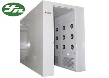 túnel de aço inoxidável 1.1KW do chuveiro de ar do comprimento de 5000m para a planta farmacêutica