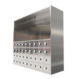 O quarto desinfetado 304 de aço inoxidável calça a arca 220V/50Hz das sapatas da mudança do armário para o TCL