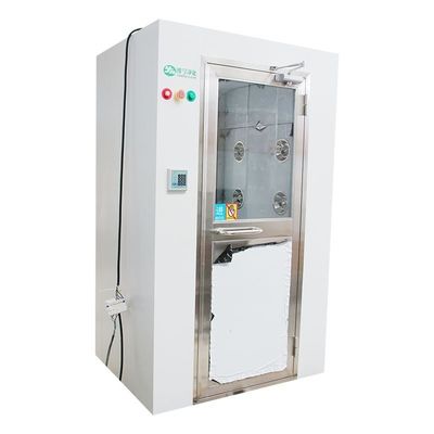 Armação de aço do chuveiro de ar da sala de limpeza do revestimento 1.1KW do pó
