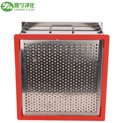 Filtros de ar de Hepa do quarto desinfetado da fibra de vidro de H14 ISO5 para o módulo terminal de Hood And Fan Filter Unit FFU