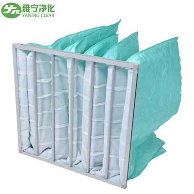 Sistema de filtro de saco de bolso YANING Havc F5 F6 F7 F8 F9 Eficiência média para sala limpa